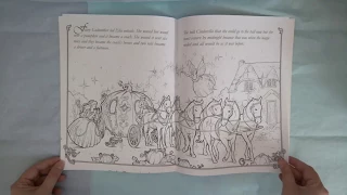 Cinderella Coloring Book Flip Through