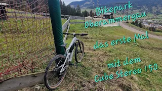 Das erste Mal Bikepark Oberammergau mit der Cube Stereo 150