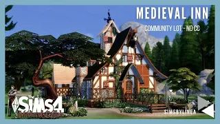 The Medieval Inn 🍻 | #MedievalCollab | No CC - Sims 4 Speed Build