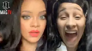 Rihanna Admits To Not Being As Good As Cardi B On Live! 😳