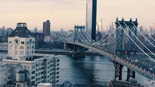 Aerial New York - One Hour Relaxation Music - 4K Drone Footage 1hour