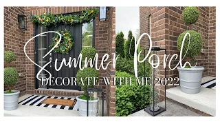 SUMMER PORCH DECORATE WITH ME | SUMMER DECOR IDEAS 2022
