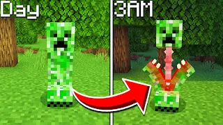 Minecraft Mobs Become Infected By PARASITES At 3AM...