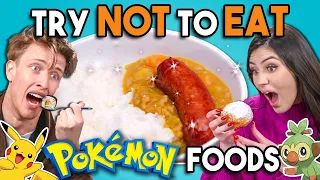 Try Not To Eat: Pokemon  | People Vs. Food