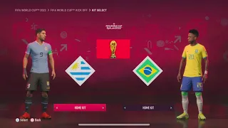 FIFA 23 - Uruguay Vs Brazil | FIFA World Cup 2022 Qatar - Final | PS5 Gameplay [4K60fps] Next Gen