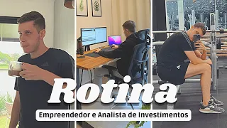 Rotina de um Empreendedor e Analista de Investimentos (Um dia comigo!)