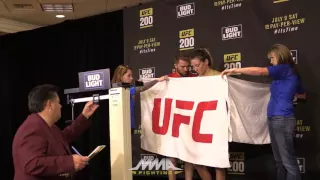 UFC 200 Weigh-Ins: Miesha Tate Beats Buzzer to Make Weight