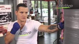 Taisnie sitieni boksa treniņā - Arnis Ritenieks, LiveActive Latvija