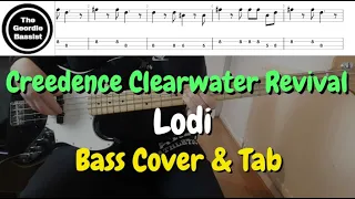 Creedence Clearwater Revival - lodi - Bass cover with tabs