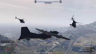 GTA ONLINE SMUGGLERS  RUN RM-10 Bombushka flight