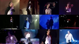 Michael Jackson Earth Song 12 Live Versions Synced Together