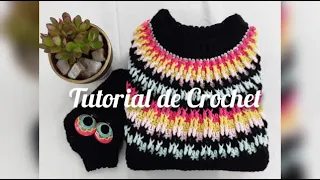 Top Down Crochet Sweater, jackard, inspired by DropsDesign 204-44. #dropsfan