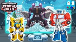 Transformers Rescue Bots: Disaster Dash - Rescue Ice Strom with Optimus Prime and Bumblebee