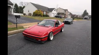 3rd gen prelude ( h22 swap boosted ) first drive