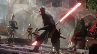 Star Wars Battlefront 2 Beta: A Full Round of Onslaught as Darth Maul