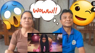 MY PARENT'S REACTION ON NICKI MINAJ ANACONDA'S MUSIC VIDEO | John Lexter Tacgos