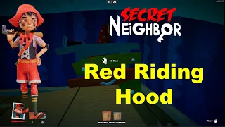 Red Riding Hood Skin Gameplay! | Secret Neighbor Easter