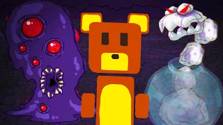 Мишка Кид из Super Bear Adventure vs Фиолетового Монстра #8 Новая Концовка Draw a Stickman EPIC 2