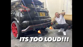 JUKE NISMO RS GETTING LOUDER WITH TWO TIPS EXHAUST || S MODE || FTP TOUCH