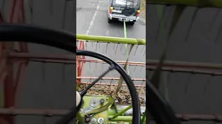 Паджеро VS Комбайн Claas compact