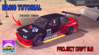 PROJECT DRIFT 2.0 TUTORIAL ADVAN LIVERY BYC E30 / BMW E30 #Projectdrift2.0 #bycodec #newdriftgame