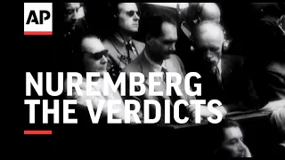 Nuremberg - The Verdicts -  1946 | Movietone Moment | 1 October 2021