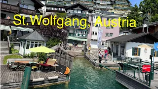 St.Wolfgang,Austria's Beautiful Village-Walking Tour 4K video