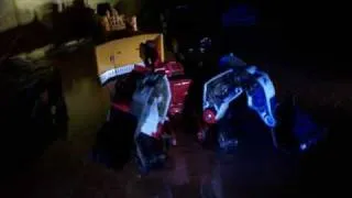 Transformers stop motion Shanghai Scene