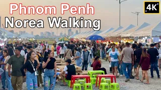 Norea Inland Walking Tour - Phnom Penh Virtual Tour | 4K Walk Cambodia