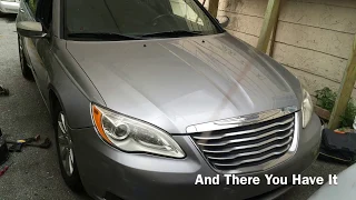 Changing Front Brake Pads on 2013 Chrysler 200