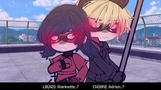 ||• Switching Bodies •||• Ladynoir/Adrinette •||• Miraculous Ladybug Gacha •||