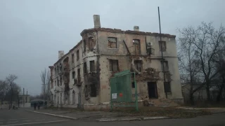 Углегорск после боевых действий.