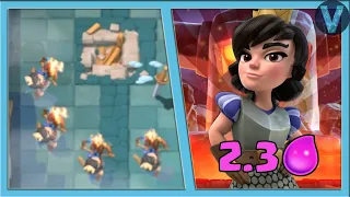 THE FASTEST PRINCESS IN THE WORLD! EASY WIN FOR 2.3 ELIXIR / CLASH ROYALE