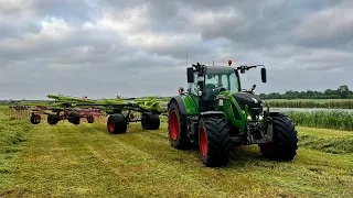 Fendt 724 + Claas Liner 4800 Business [CABVIEW 4K]