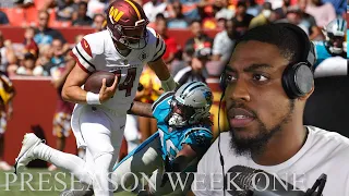 Commanders vs. Panthers | 2022-2023 Preseason (Reaction)