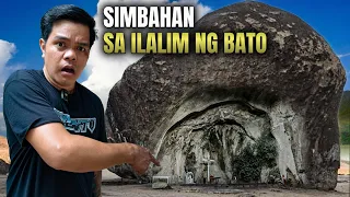 Simabahan sa ilalim ng Malaking Bato!! Meron pala nito?