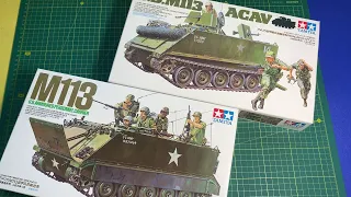 Огляд та порівняння моделей М113 та М113 ACAV від Tamiya 1:35.