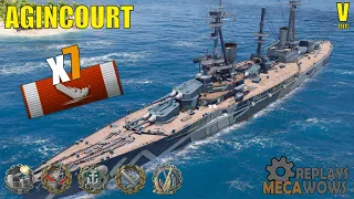 Agincourt 7 Kills & 138k Damage | World of Warships Gameplay