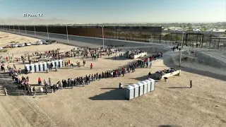 Here's what it looks like at the US-Mexico border as Title 42 expires