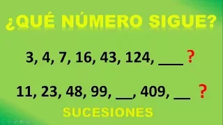 SUCESIONES, ¿CUÁL ES EL TÉRMINO QUE SIGUE? CÓMO ENFRENTARLAS