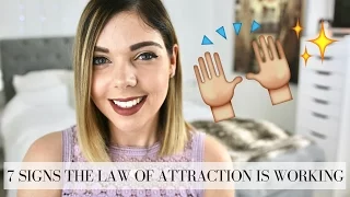 7 SIGNS THE LAW OF ATTRACTION IS WORKING | Emma Mumford