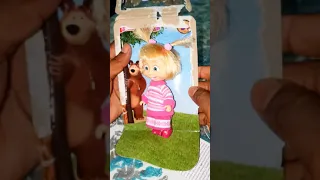 Masha and the Bear toys unboxing