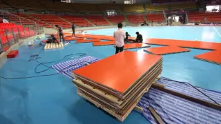 World Futsal 2012  - CONNOR Maple wood sport flooring