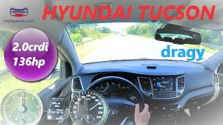 Hyundai Tucson III 2.0crdi 136hp 2016 Autobahn Test drive 4K