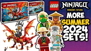 MORE Ninjago SUMMER 2024 Sets REVEALED! Biggest Dragon EVER, Paleman Returns, & More! 🤯