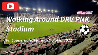 🚶‍♂️Walking Around Chase Stadium (DRV PNK Stadium) In Ft. Lauderdale, Florida 🇺🇸- October 5th, 2022