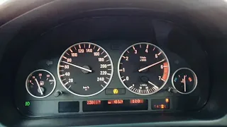 BMW E39 540i M62TUB44 286KM Acceleration 0-240