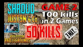 Shroud & Co. [50 kills] GAME 2 IVENT FPP (03.05.18)