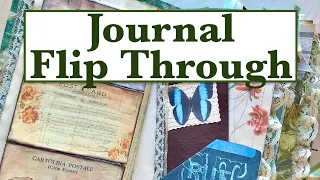 Grungy Junk Journal Flip Through #flipthrough