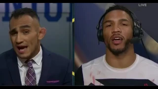 Tony Ferguson And Kevin Lee Trash Talk Heated Argument at Post Fight Show